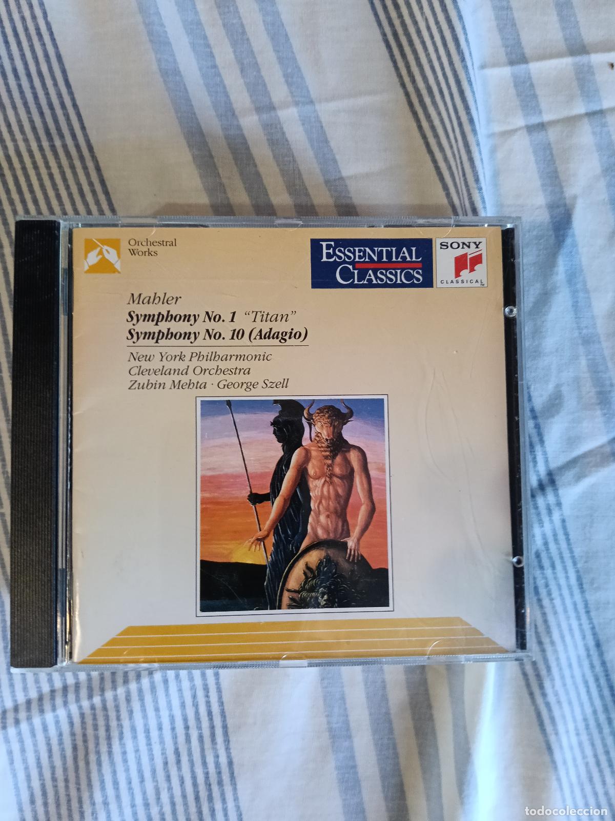 CDs de M&uacute;sica: CD MAHLER SIMPHONY N&ordm; 1 Y 10 ZUBIN MEBTA GEORGE SZELL