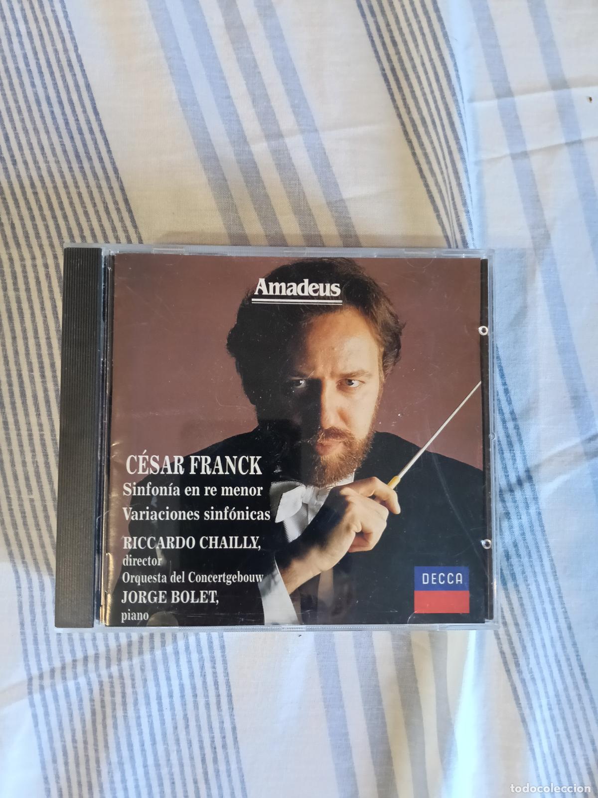 CDs de M&uacute;sica: CD CESAR FRANK RICCARDO CHAILLY JORGE BOLET DECCA AMADEUS