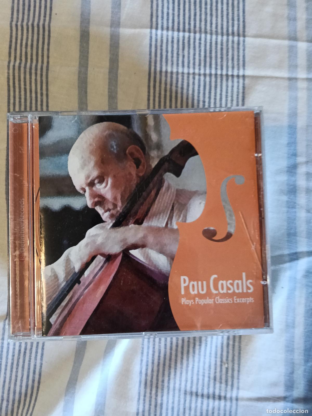 CDs de M&uacute;sica: CD PAU CASALS PLAYS POPULAR CLASSICS EXCERPTS