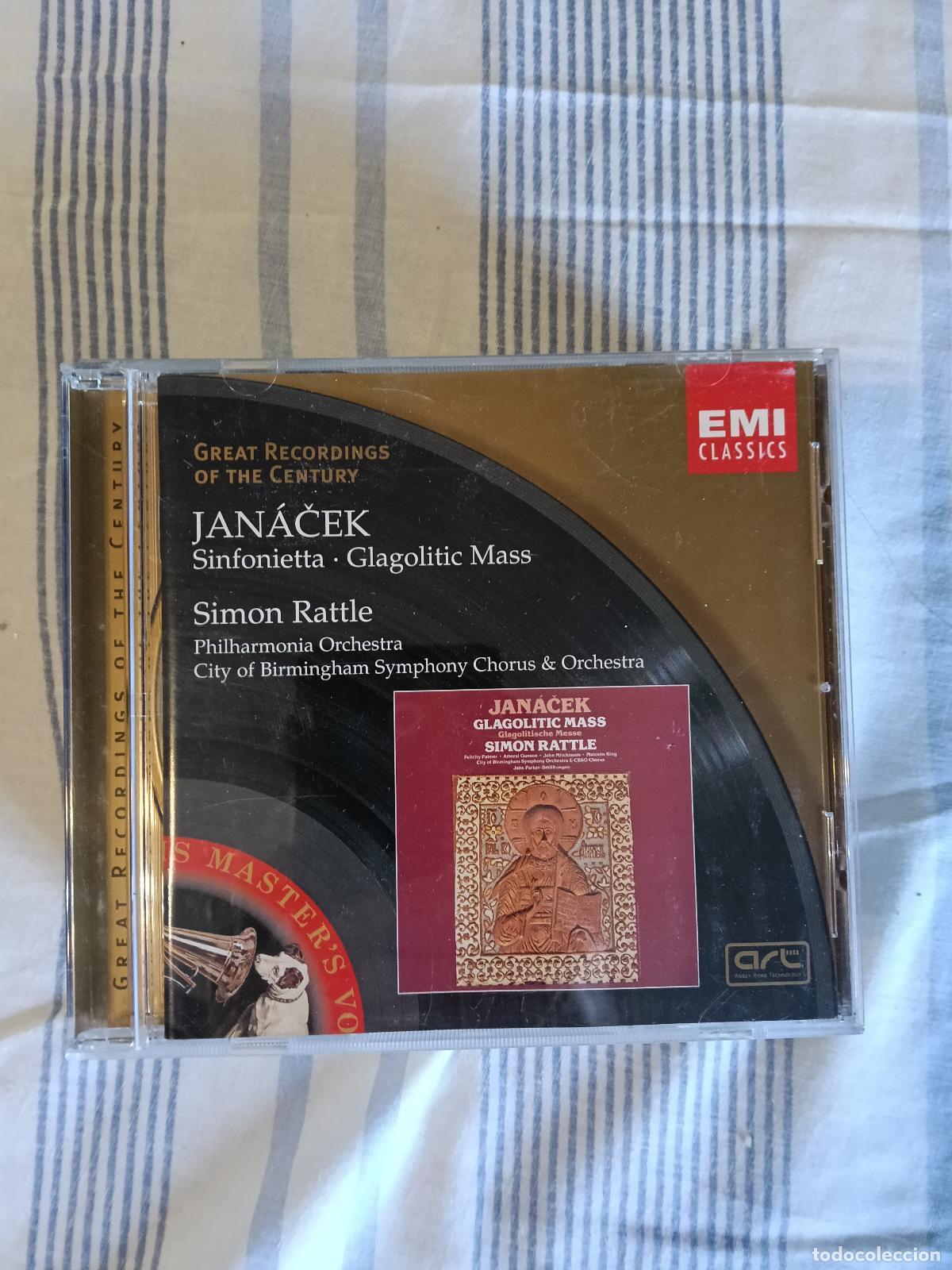 CDs de M&uacute;sica: CD JANACEK.SINFONIETTA-GLAGOLITIC MASS.SIMON RATTLE.