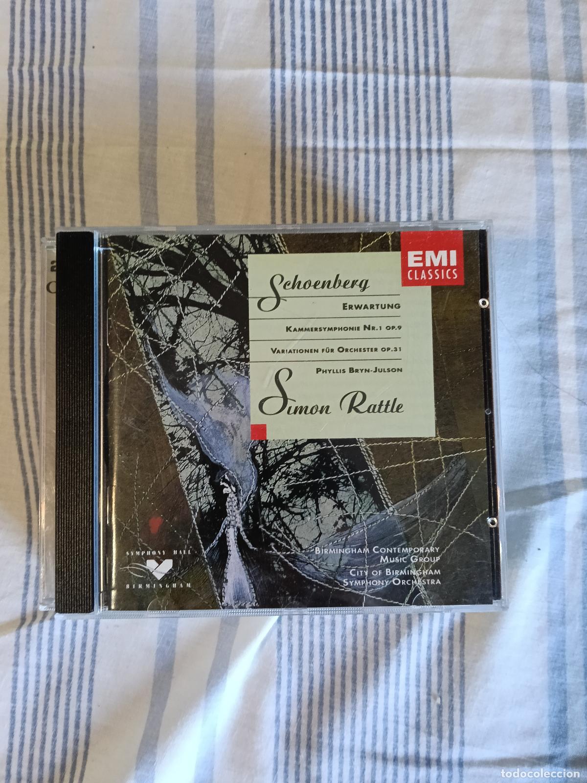 CDs de M&uacute;sica: CD SCHOENBERG SIMON RATLLE CITY OF BIRMONGHAM SYMPHONY ORCHESTRA