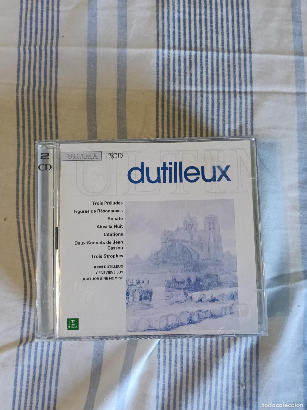 CDs de M&uacute;sica: CD DUTILLEUX 2 CD ULTIMA ERATO GENEVIEVE JOY