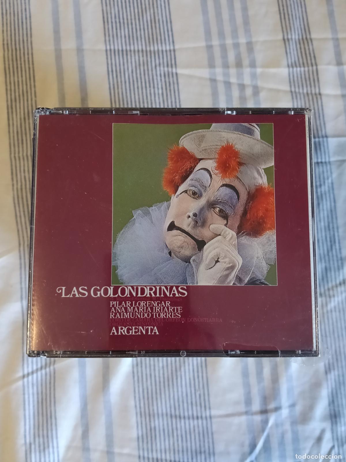 CDs de M&uacute;sica: G. MART&Iacute;NEZ SIERRA, J.M&ordf; USANDIZAGA, LORENGAR, ORFE&Oacute;N DONOSTIARRA, ARGENTA - LAS GOLONDRINAS - 2 CD