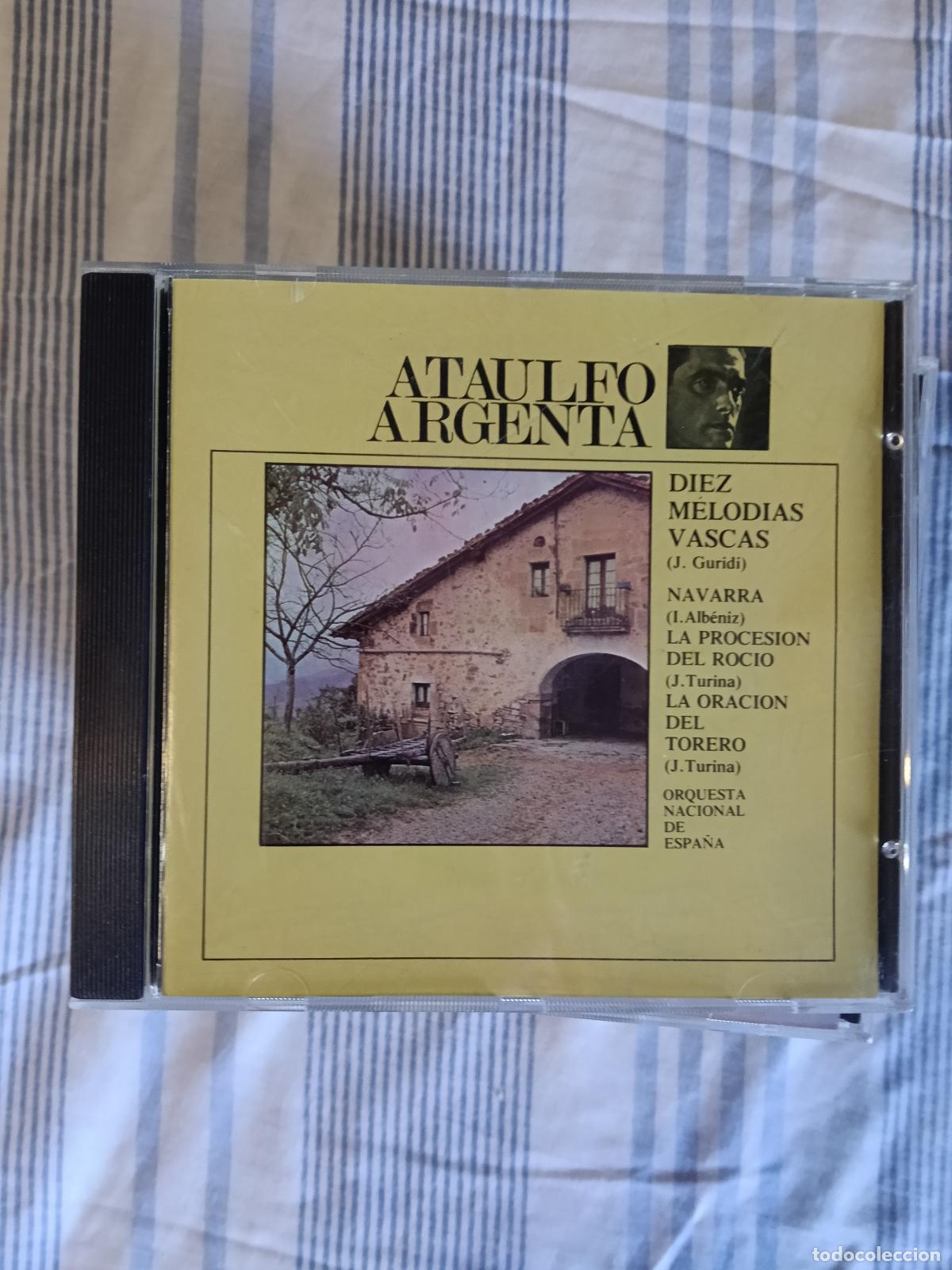 CDs de M&uacute;sica: CD ATAULFO ARGENTA DIEZ MELODIAS VASCAS