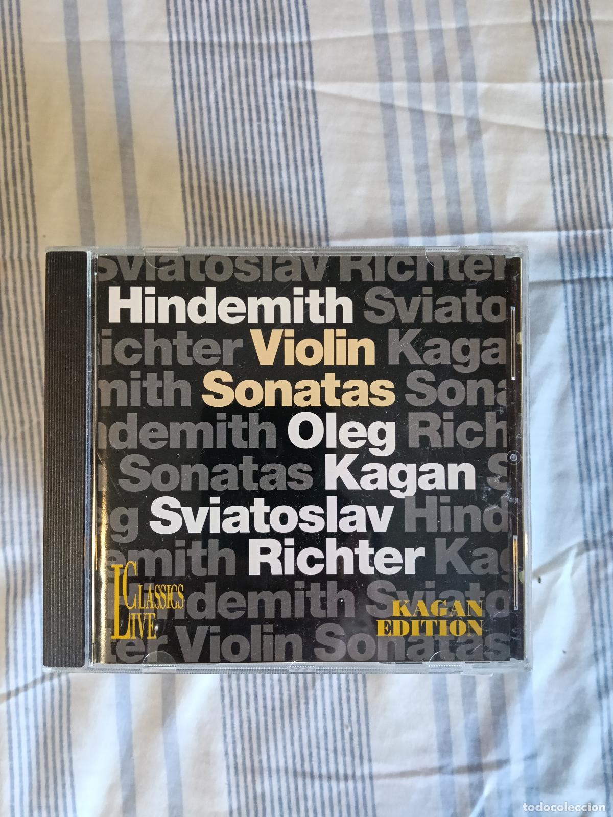 CDs de M&uacute;sica: CD HINDEMITH VIOLIN SONATAS OLEG KAAN SVITOSLAV RICHTER