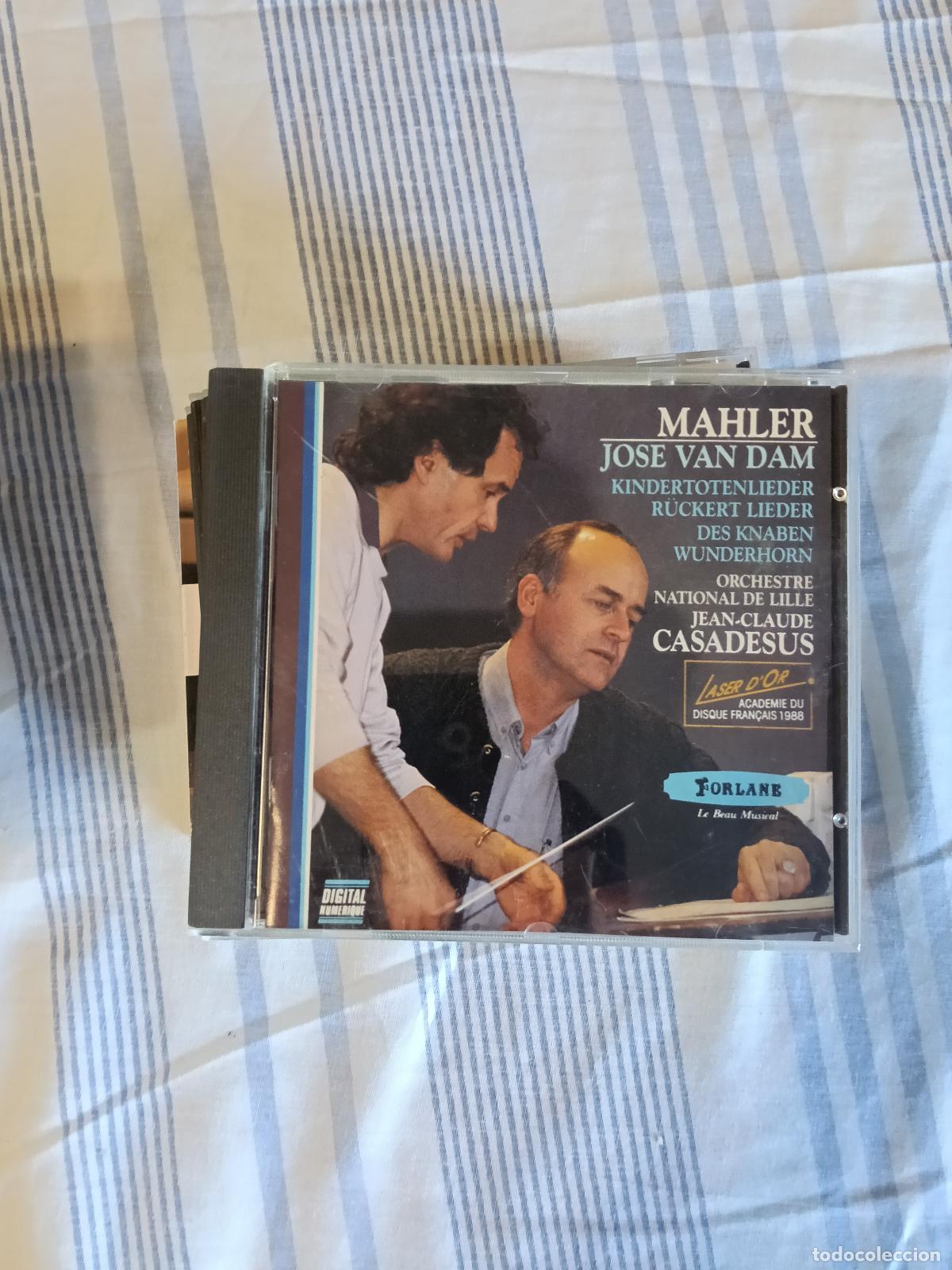 CDs de M&uacute;sica: CD MAHLER JOSE VAN DAM ORCHESTRE NATIONAL DE LILLE JEAN-CLAUDE CASADESUS