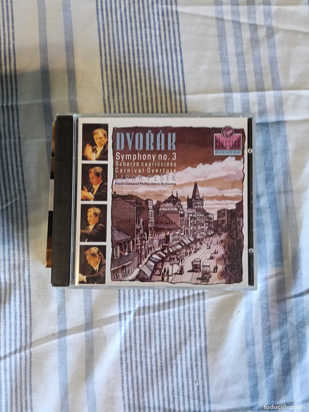 CDs de M&uacute;sica: CD DVORAK SYMPHONY N&ordm; 3 LIDOR PESEK