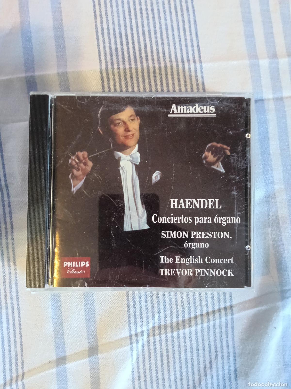 CDs de M&uacute;sica: CD HAENDEL CONCIERTOS PARA ORGANO SIMON PRESTON TREVOR PINNOCK