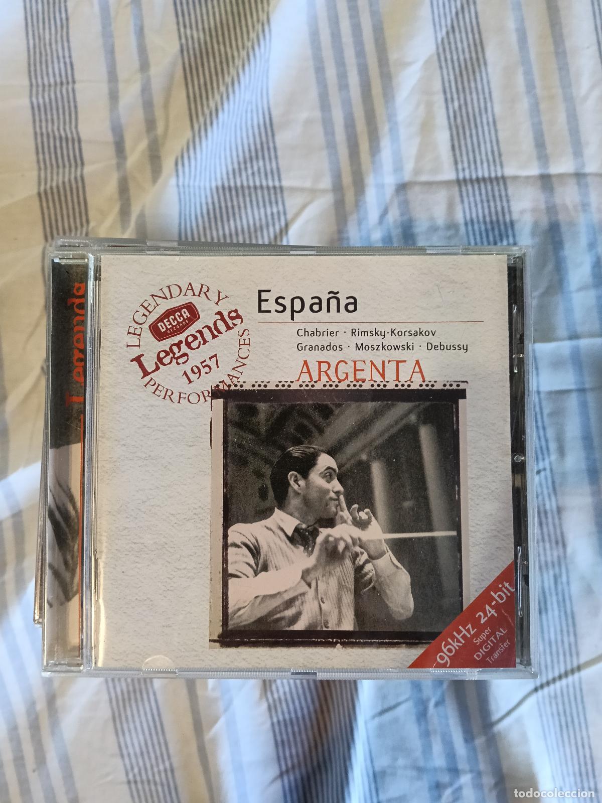 CDs de M&uacute;sica: CD ARGENTA CHABRIER KORSAKOK GRANADOS DEBUSSY