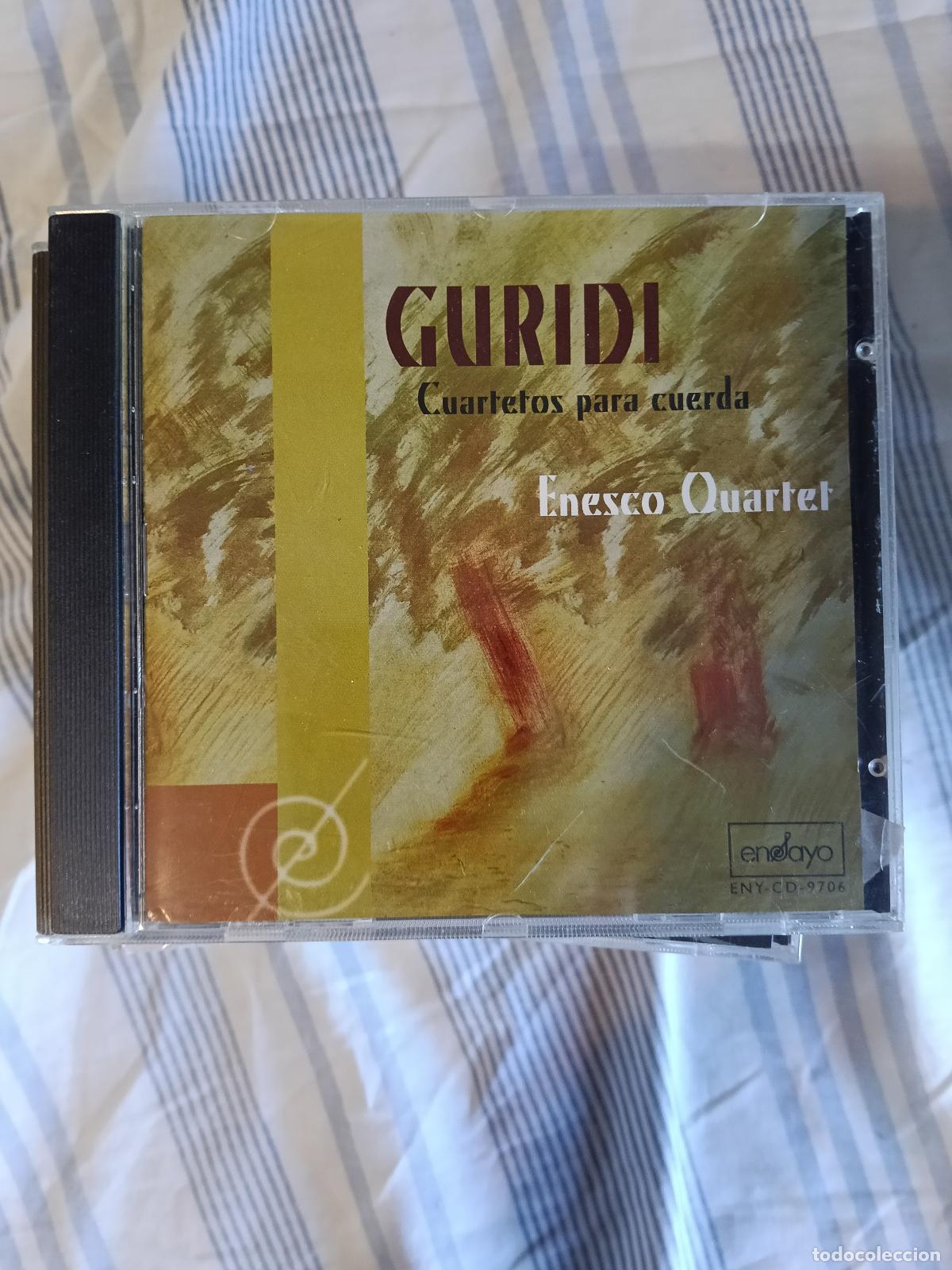 CDs de M&uacute;sica: CD GURIDI CUARTETOS PARA CUERDA ENESCO QUARTET