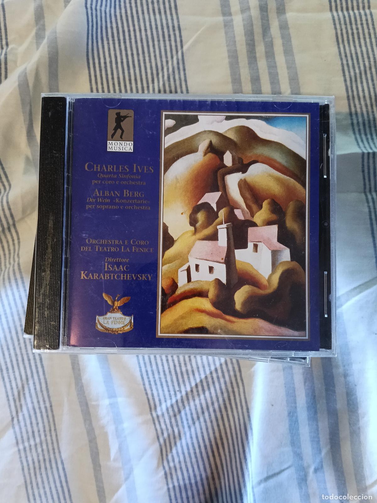 CDs de M&uacute;sica: CD CHARLES IVES ALBAN BERG ISAAC KARABTCHEVSKY