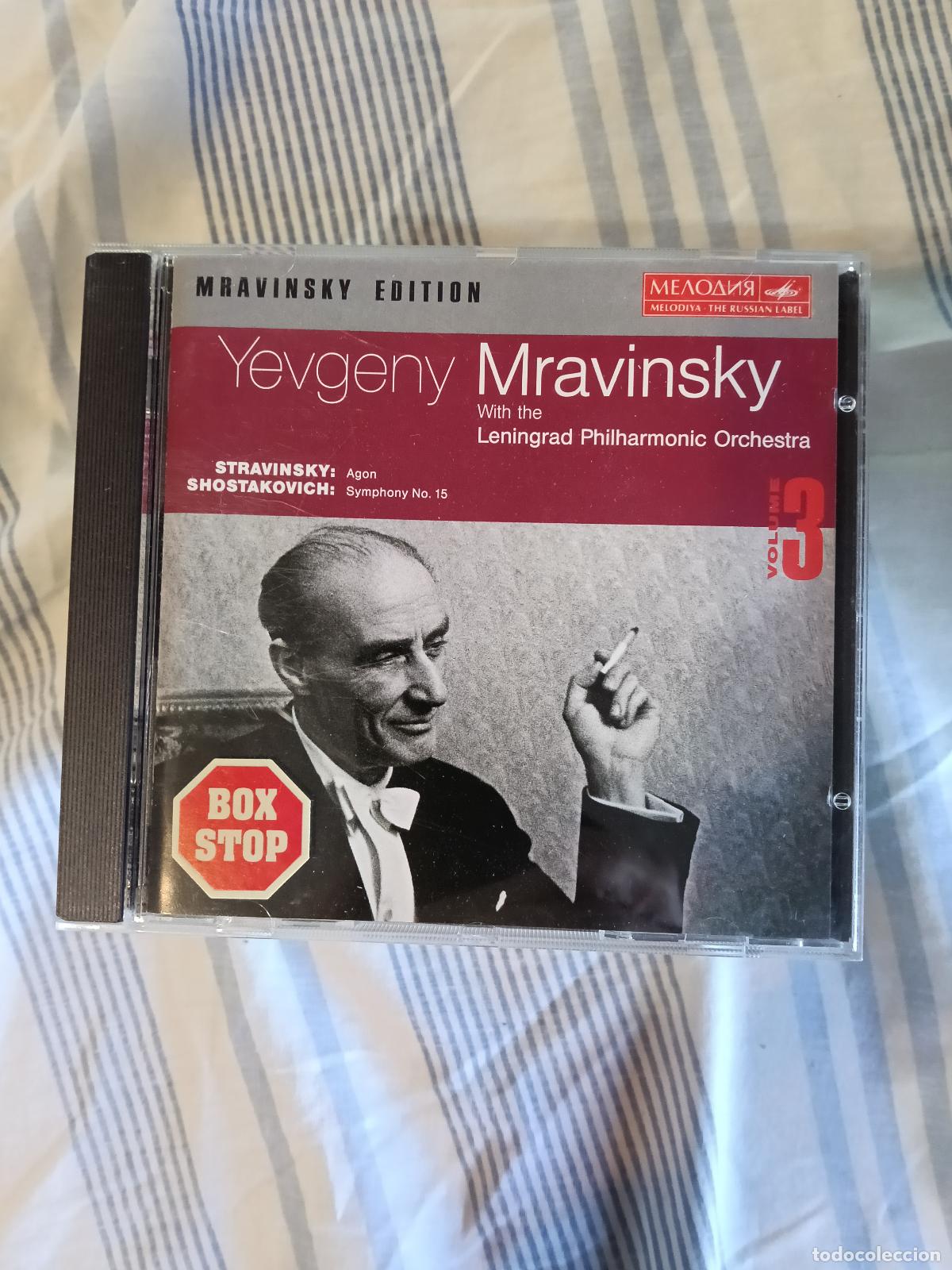 CDs de M&uacute;sica: CD YEVGENY MRAVISKY STRAVISNKI SHOSTAKOVICH