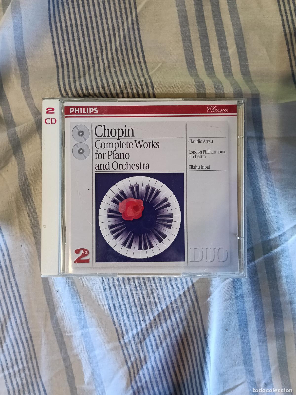 CDs de M&uacute;sica: CD CHOPIN COMPLETE WORKS FOR PIANO AND ORCHESTRA 2 CDS