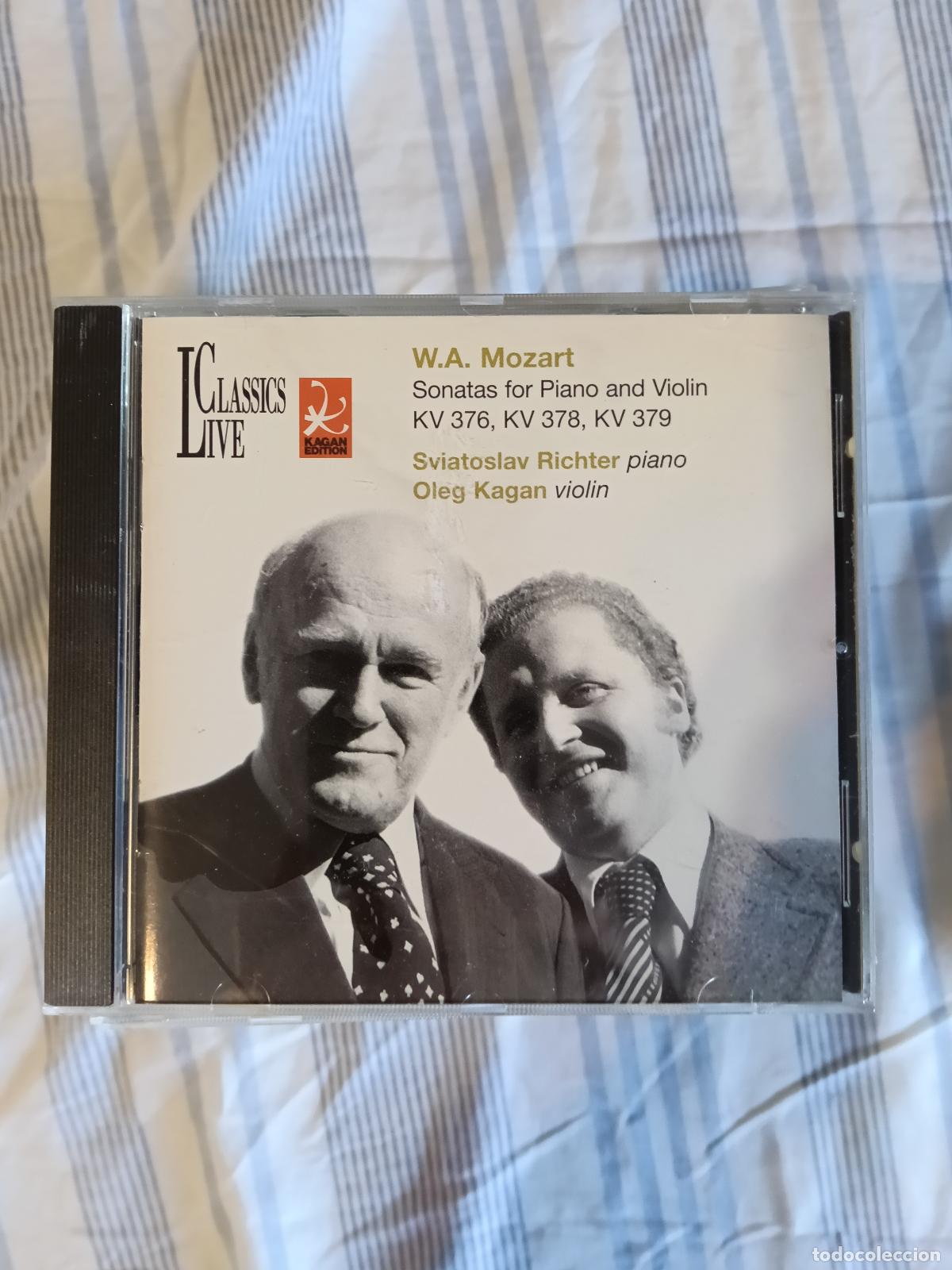 CDs de M&uacute;sica: CD MOZART SVIATOSLAV RICHTER OLEG KAGAN
