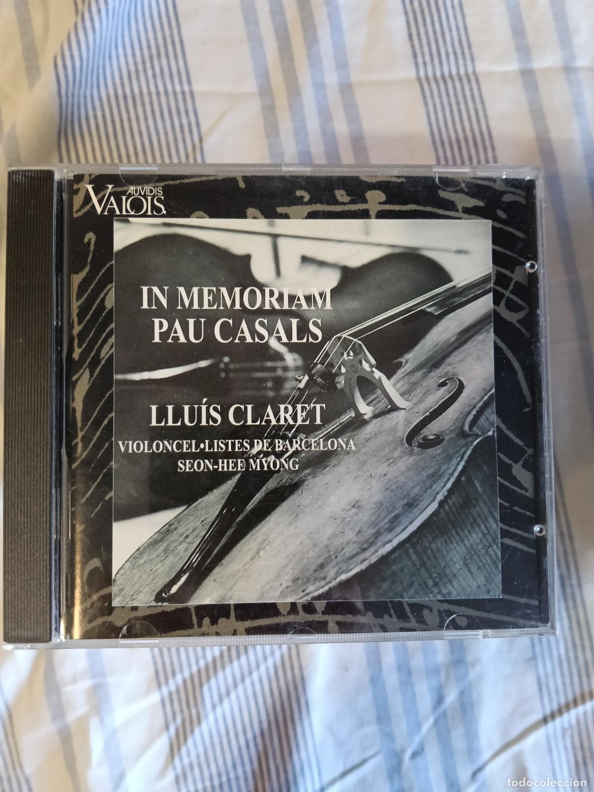 CDs de M&uacute;sica: Lluis Claret - Seon-Hee Myong - In Memoriam Pau Casals