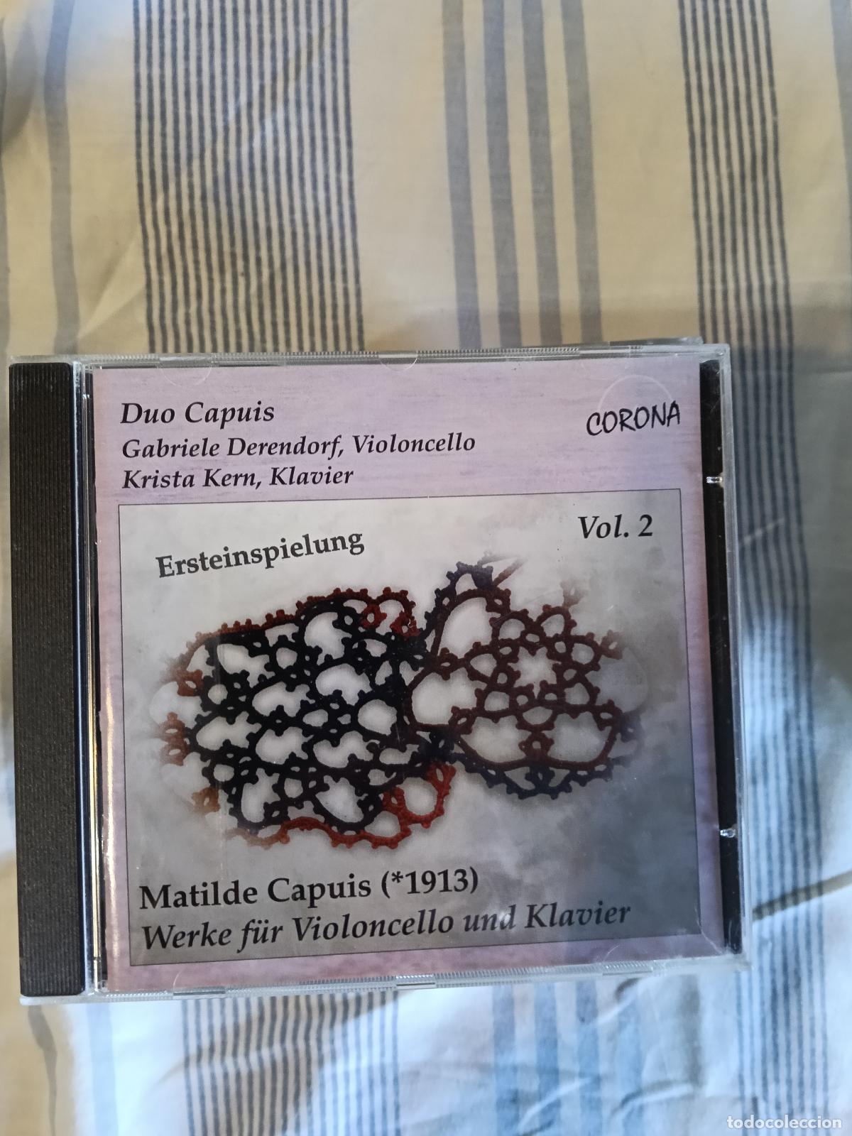 CDs de M&uacute;sica: DUA CAPUIS ERSTEINSPEILUNG MATILDE CAPUIS (1913) CD