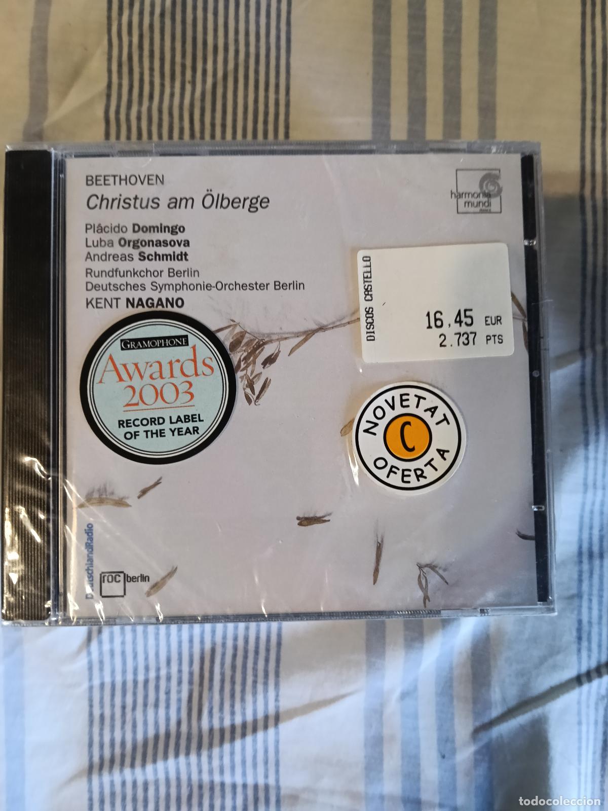 CDs de M&uacute;sica: BEETHOVEN - CHRISTUS AM &Ouml;LBERGE (CD) PLACIDO DOMINGO, KENT NAGANO