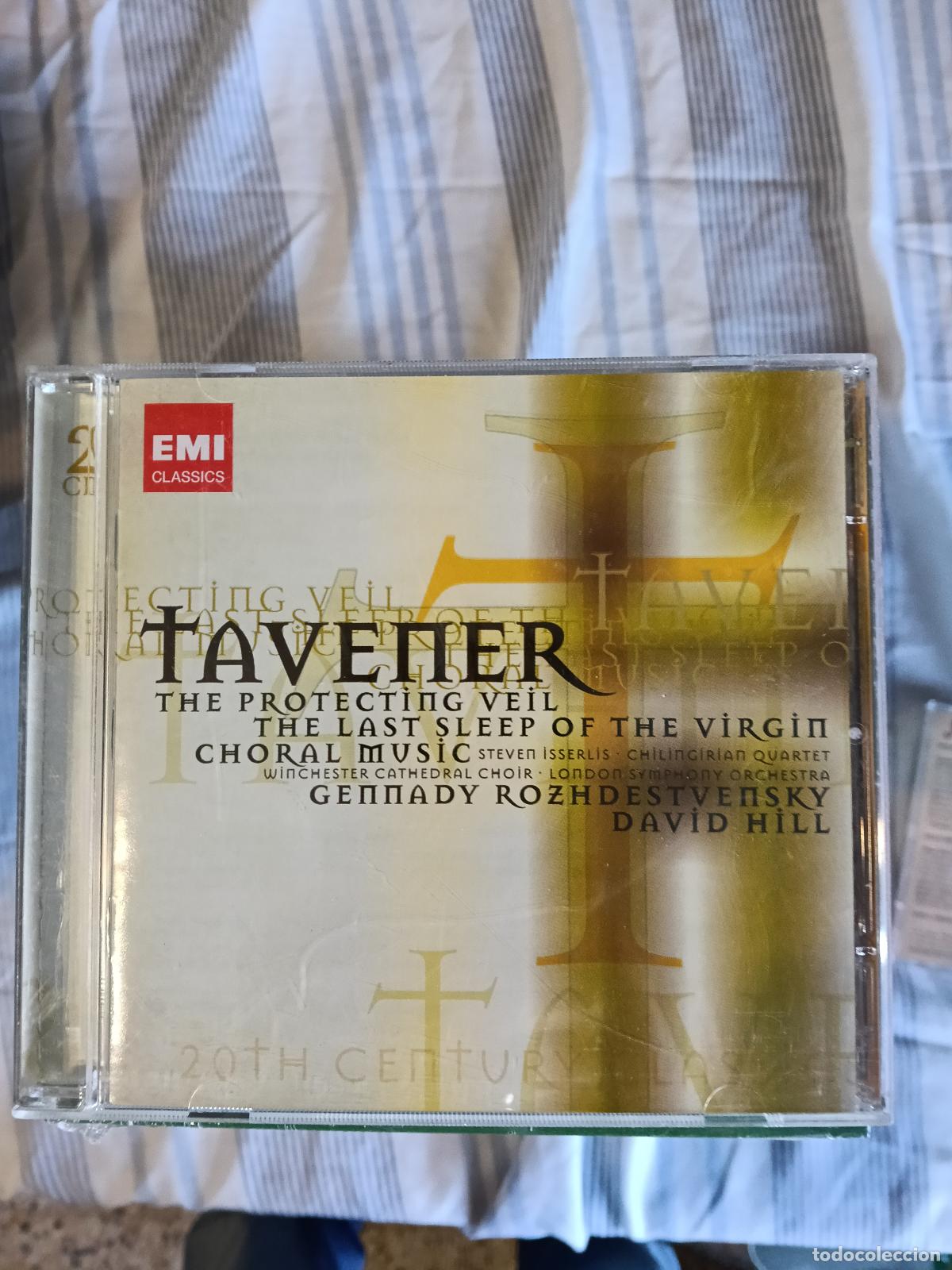 Music CDs: TAVENER THE PROTECTING VEIL THE LAS SLEEP OF THE VIRGIN CHORAL MUSIC CD
