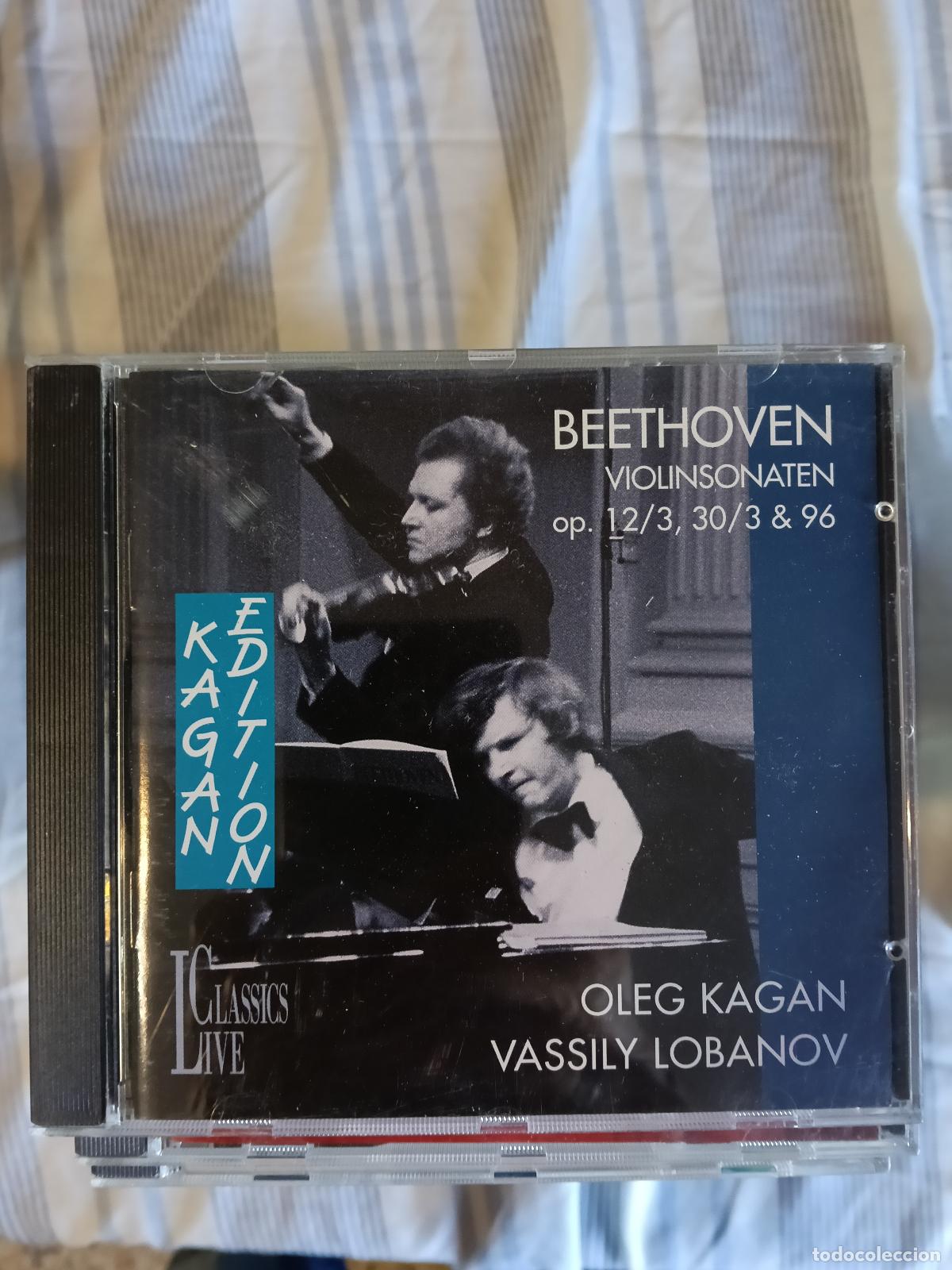Music CDs: OLEG KAGAN VASSILY LOBANOV BEETHOVEN VIOLINSONATEN CD