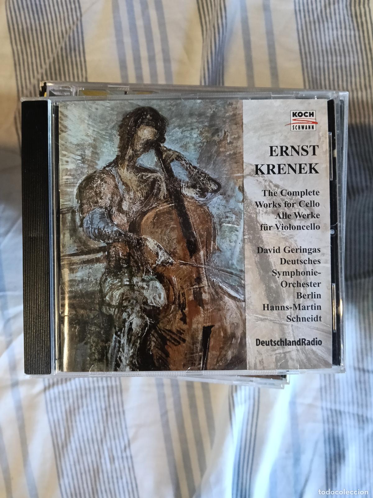 CDs de M&uacute;sica: ERNST KRENEK THE COMPLETE WORKS FOR CELLO ALLE WERKE FUR VIOLONCELLO CD