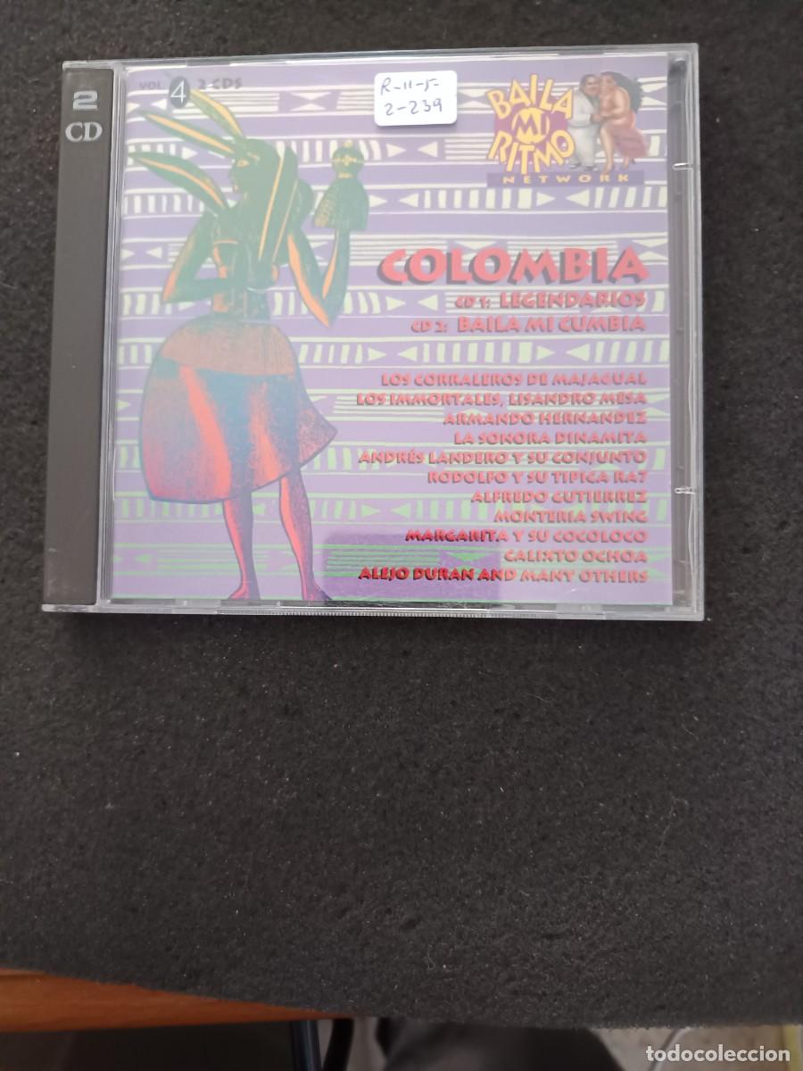 CDs de M&uacute;sica: 2 CD. COLOMBIA. CD 1: LEGENDARIOS; CD 2: BAILA MI CUMBIA