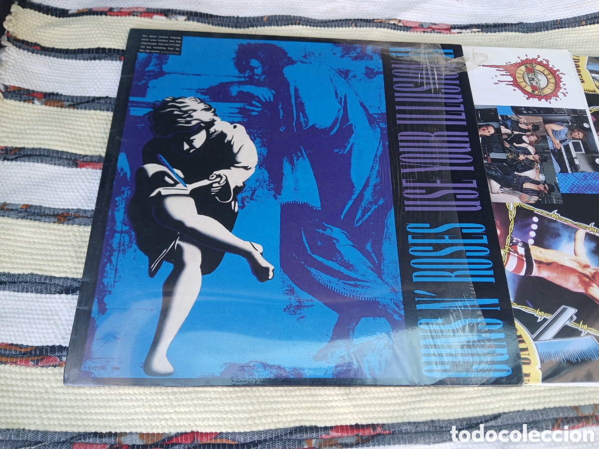 CDs de M&uacute;sica: LP DOBLE GUNS AND ROSES USE YOUR ILLUSION II 1991 SPAIN.