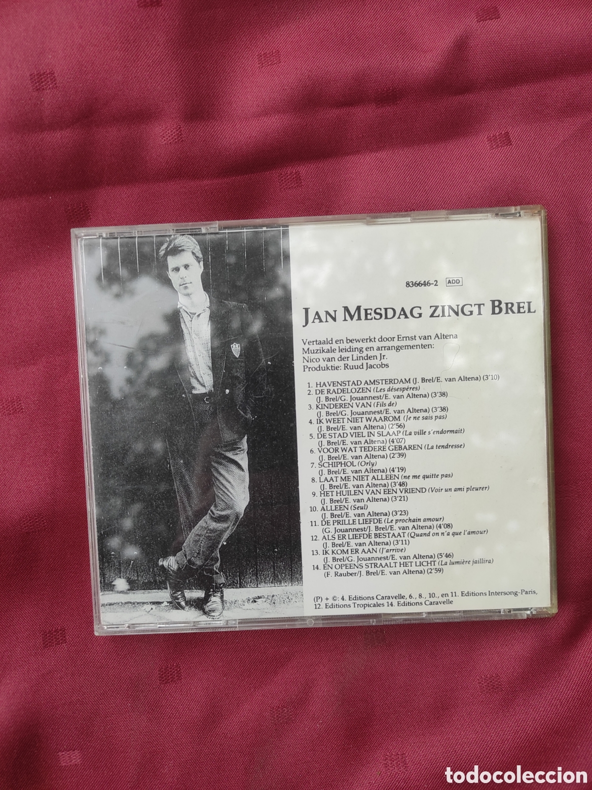 CDs de m&uacute;sica: Jan Mesdag. Zingt Brel. CD - Foto 2