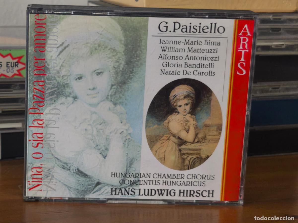 CDs de M&uacute;sica: CD - PAISIELLO - NINA O SIALA PLAZZA PER AMORE - 2 CDS (EST25)