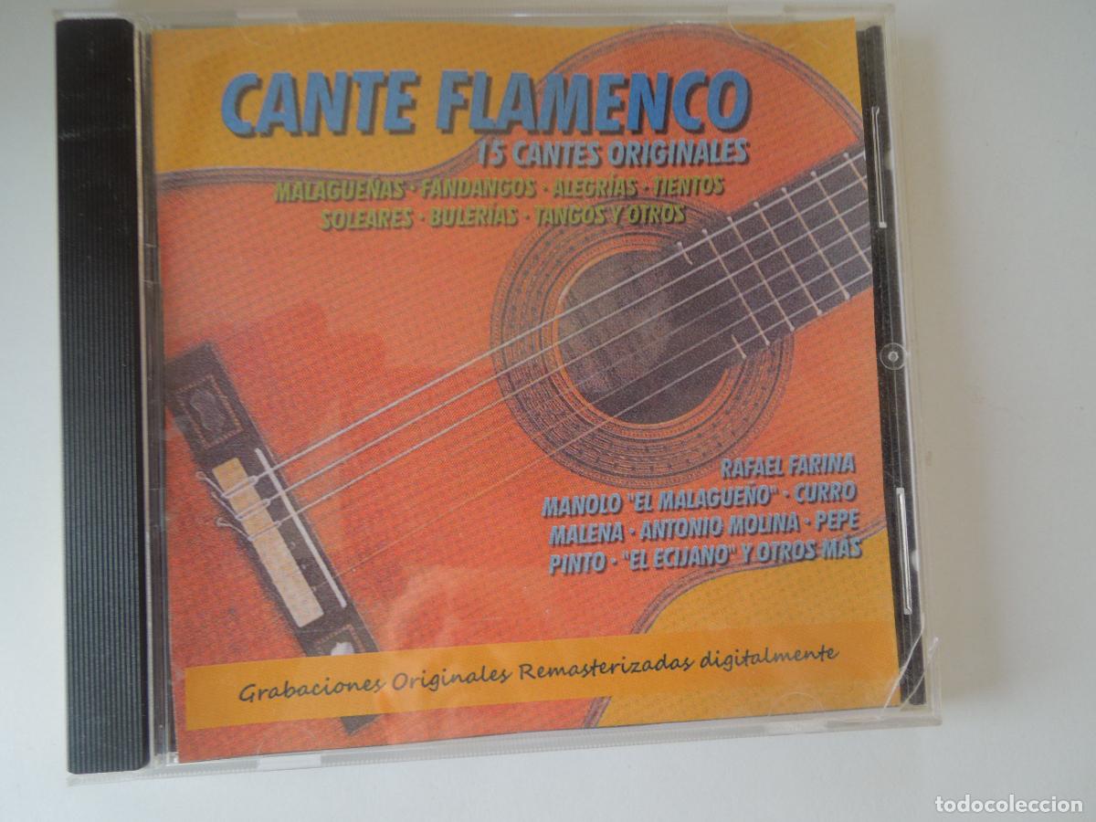 CDs de M&uacute;sica: CANTE FLAMENCO -15 CANTES ORIGINALES - FARINA . EL MALAGUE&Ntilde;O , MALENA , ETC - CD NOVOSON 1999
