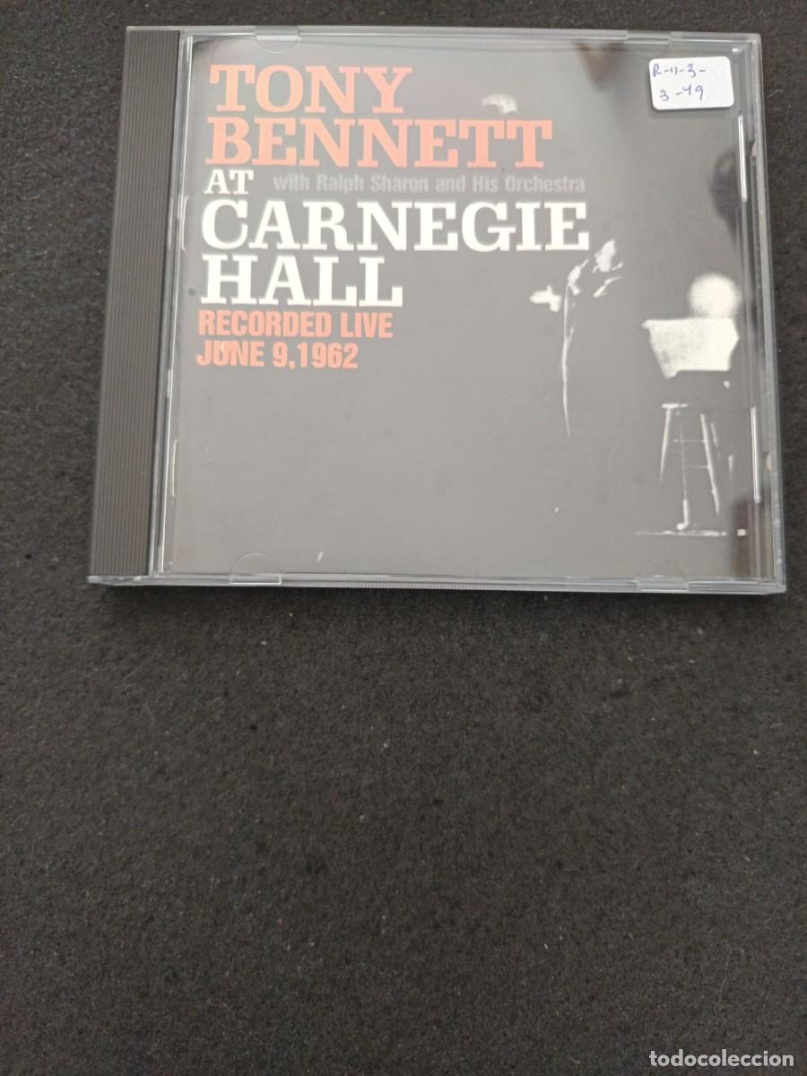CDs de M&uacute;sica: TONY BENNETT AT CARNEGIE HALL WITH RALPH SHARON AND HIS ORCHESTRA. RECORDED LIVE JUNE 9. 1962