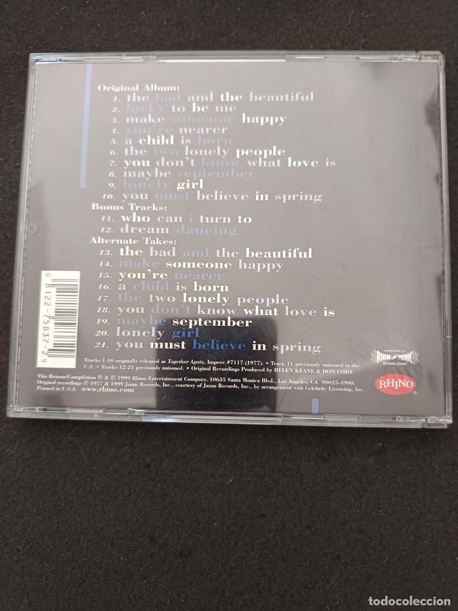 CDs de m&uacute;sica: TONY BENNETT & BILL EVANS. TOGETHER AGAIN - Foto 2