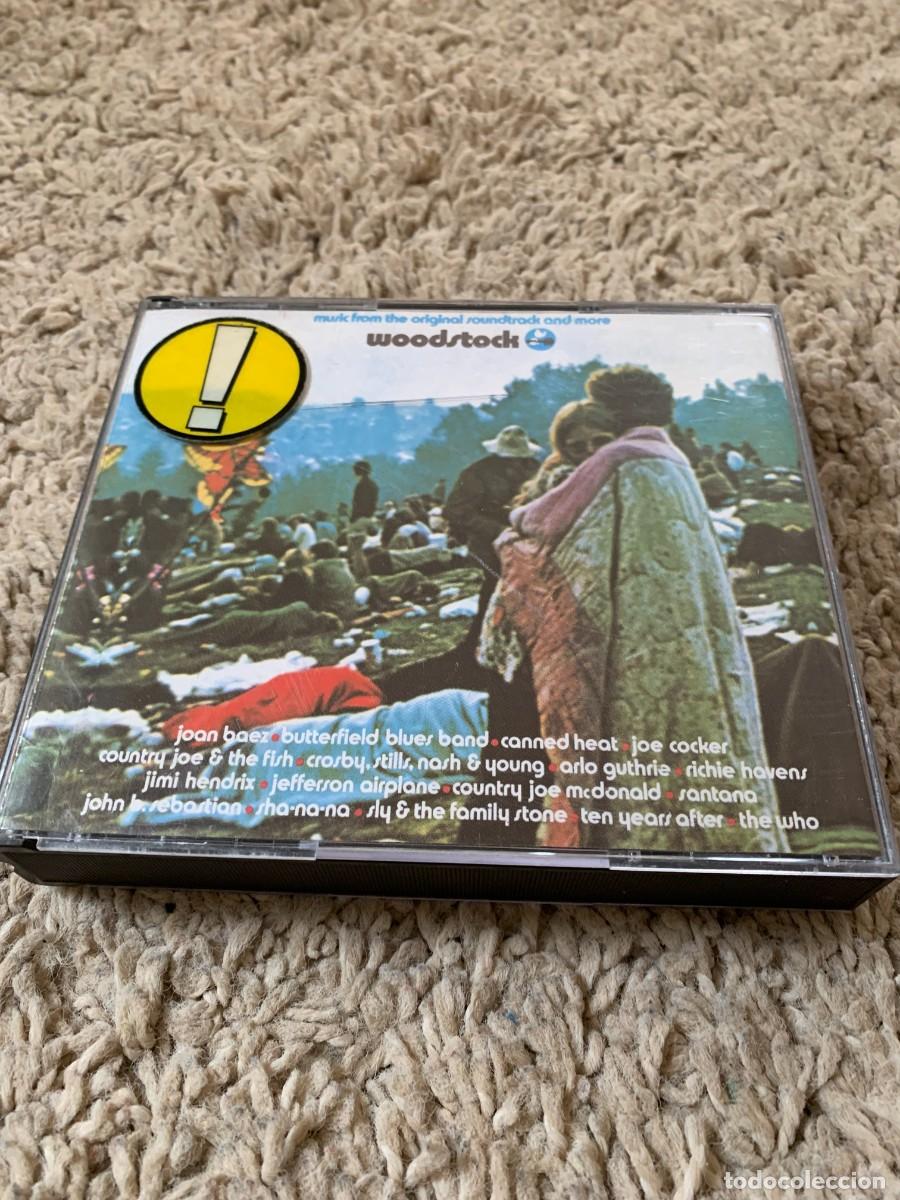 CDs de M&uacute;sica: DOBLE CD. WOODSTOCK. BUENA CONSERVACION.