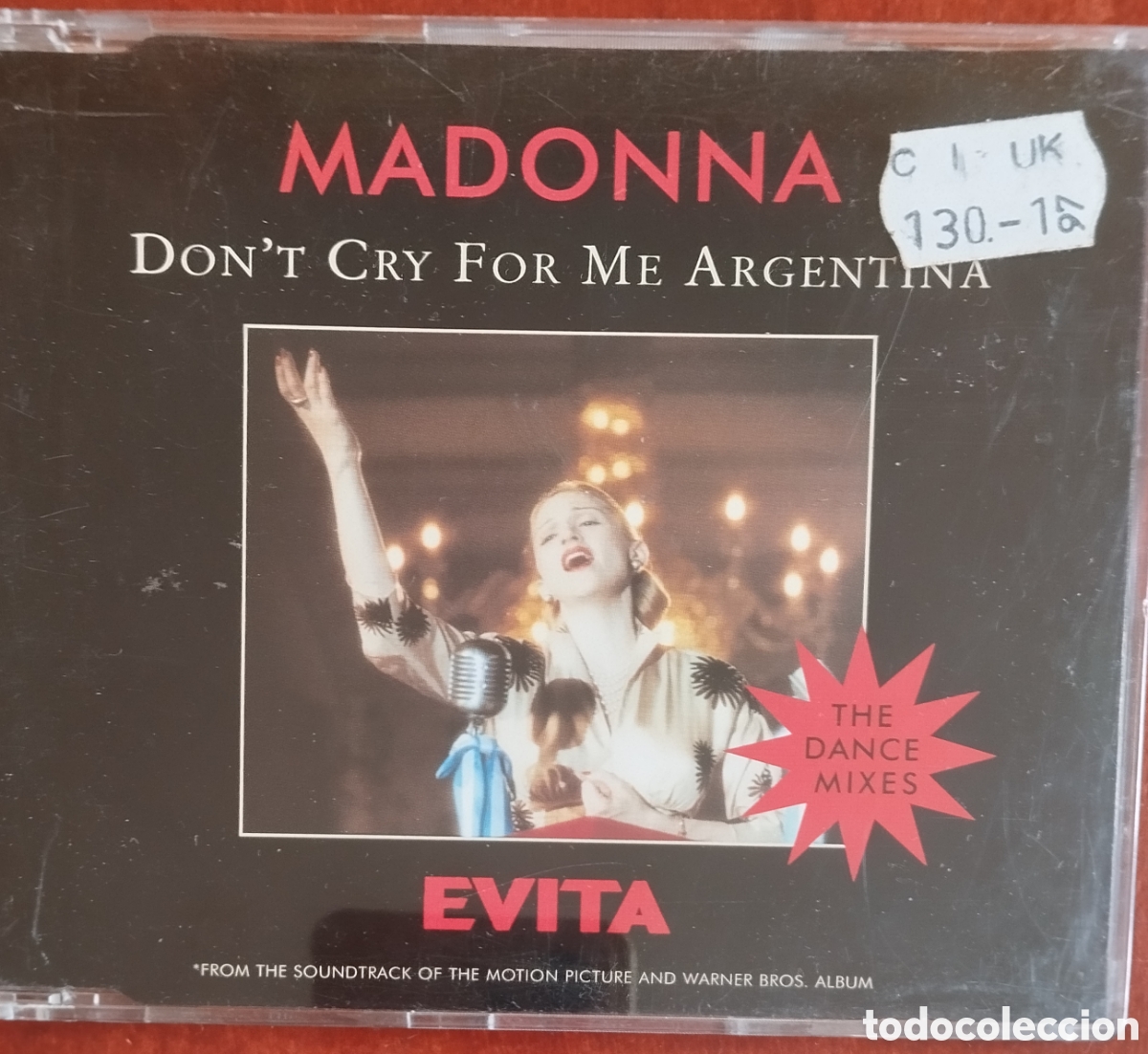 CDs de M&uacute;sica: Madonna - Don't cry for me Argentina