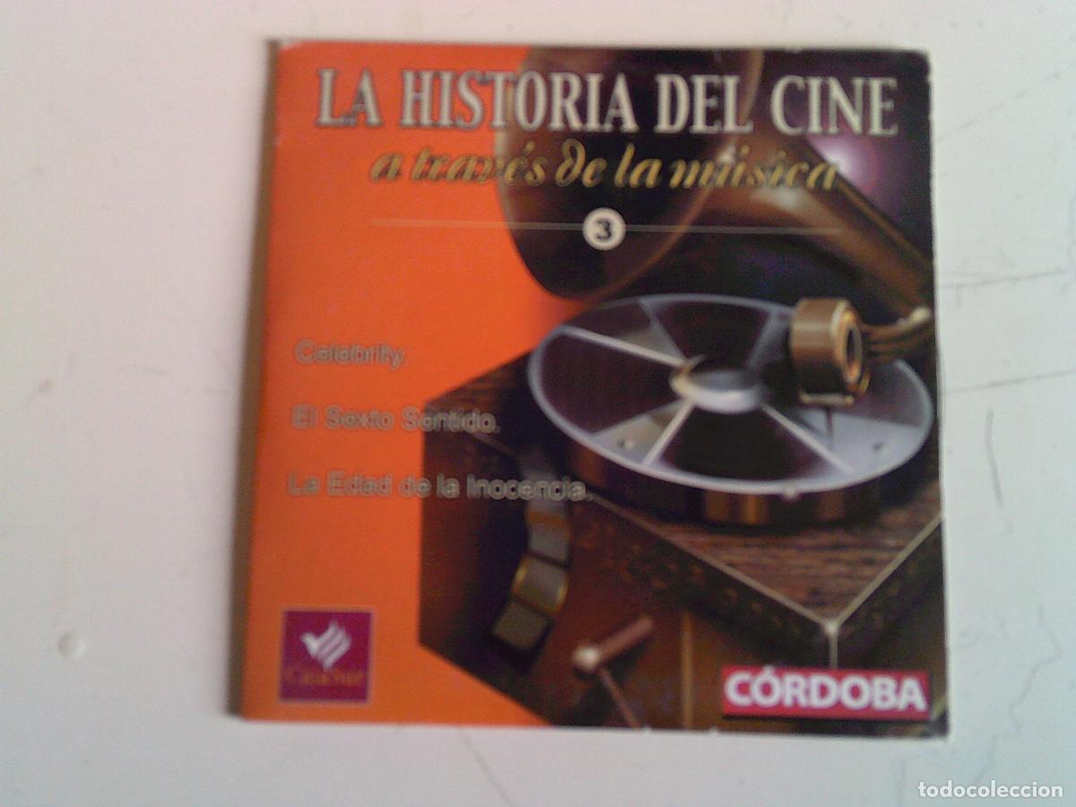 CDs de M&uacute;sica: CD Historia del cine a trav&eacute;s de la m&uacute;sica 3 Celebryte El sexto sentido la edad de la inocencia