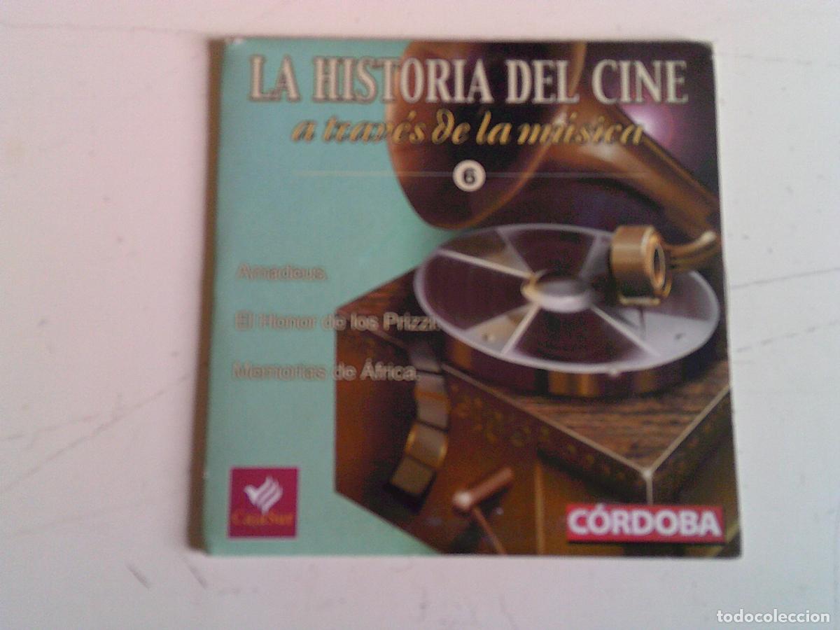 CDs de M&uacute;sica: CD Historia del cine a trav&eacute;s de la m&uacute;sica 6 Amadeus El honor de los Prizzi Memorias de &Aacute;frica