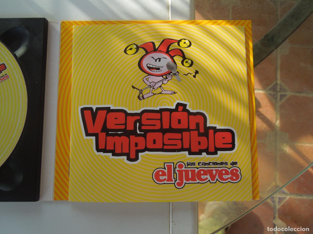 CDs de m&uacute;sica: VERSION IMPOSIBLE , LAS CANCIONES DE EL JUEVES - CD-LIBRETO +COMIC - Foto 5