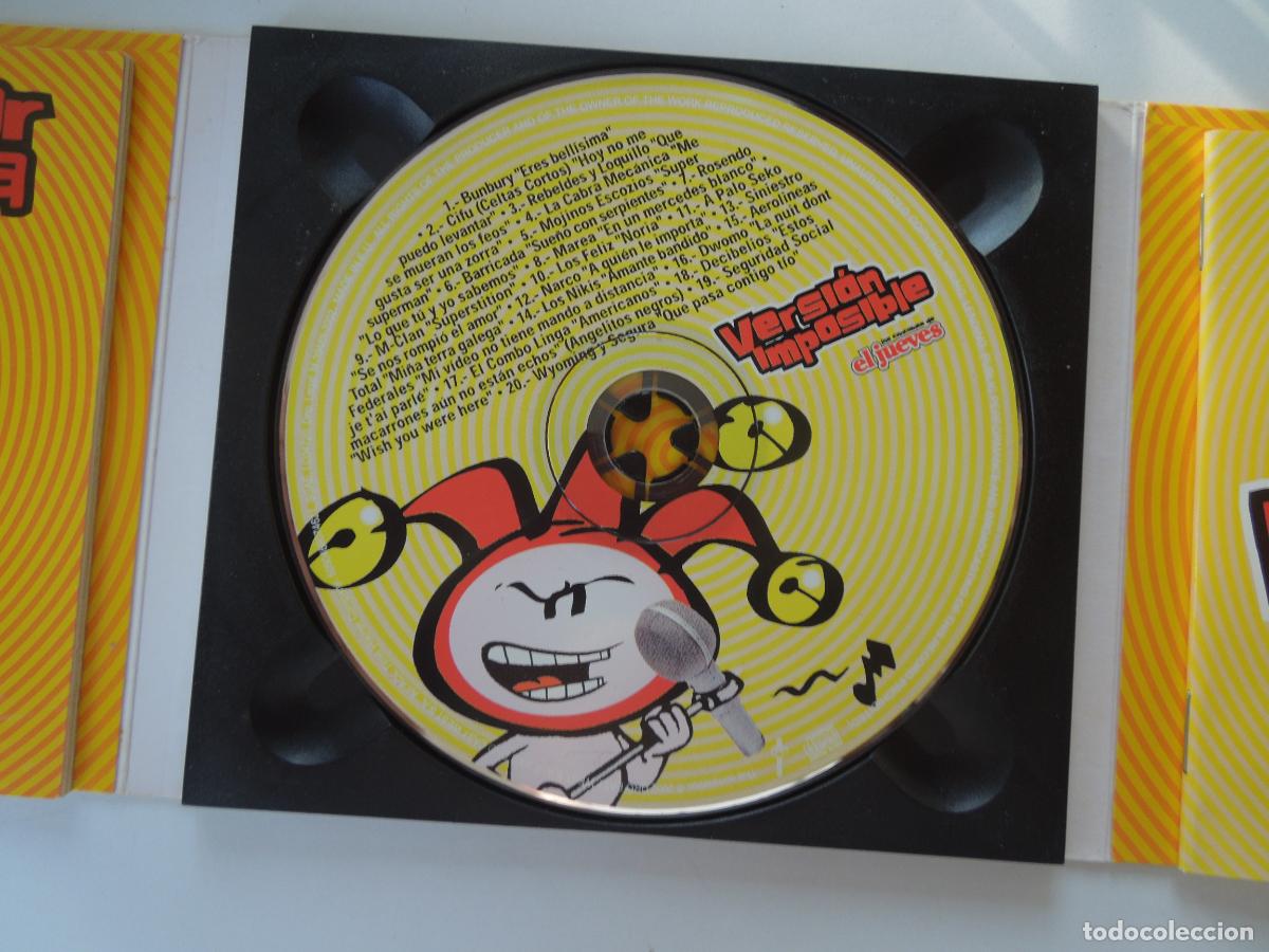 CDs de m&uacute;sica: VERSION IMPOSIBLE , LAS CANCIONES DE EL JUEVES - CD-LIBRETO +COMIC - Foto 6