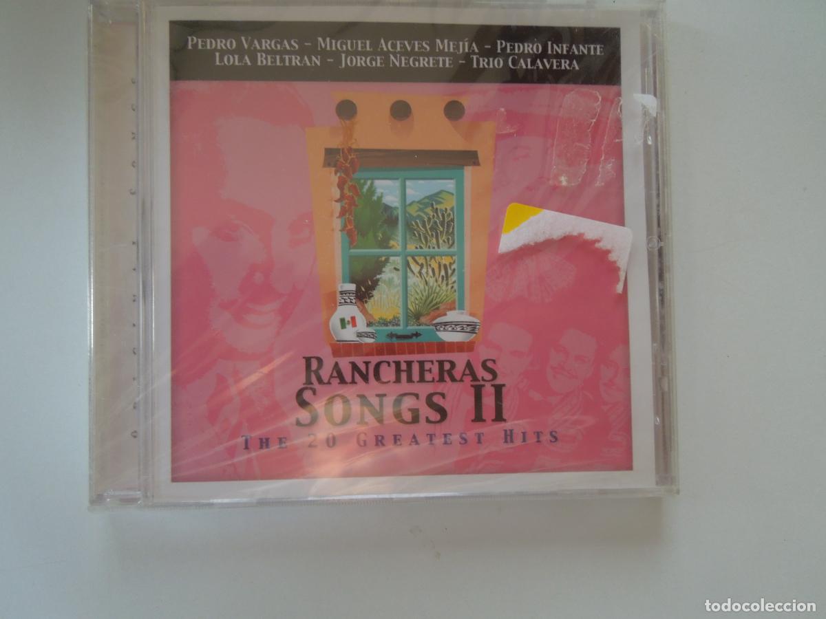 CDs de M&uacute;sica: RANCHERAS -SONGS II - THE 20 GREATEST HITS - CD PRECINTADO