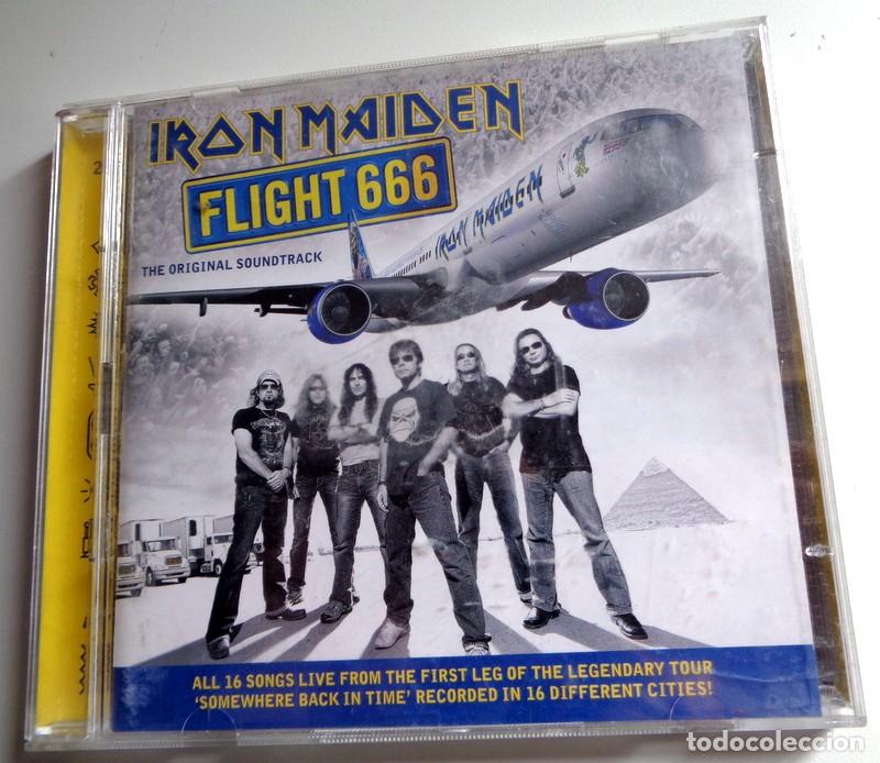 CDs de M&uacute;sica: DOBLE CD - IRON MAIDEN - FLIGHT 666 - HEAVY METAL ROCK - 2009 GIRA EUROPEA - EN CONCIERTO.