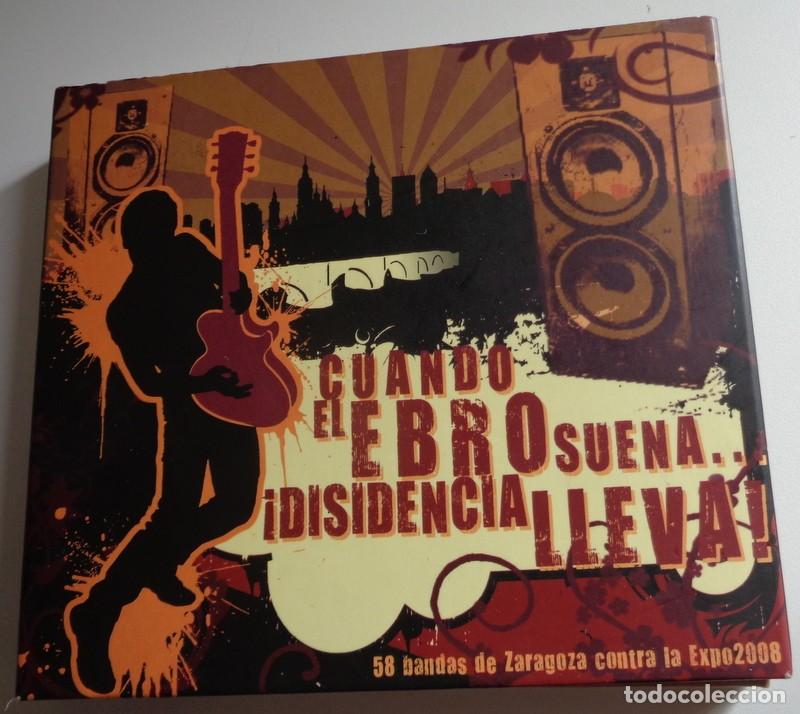 CDs de M&uacute;sica: BOX CD RARO. CUANDO EL EBRO SUENA DISIDENCIA LLEVA ANTI EXPO ZARAGOZA 2008 RAP PUNK ROCK UNDERGROUND