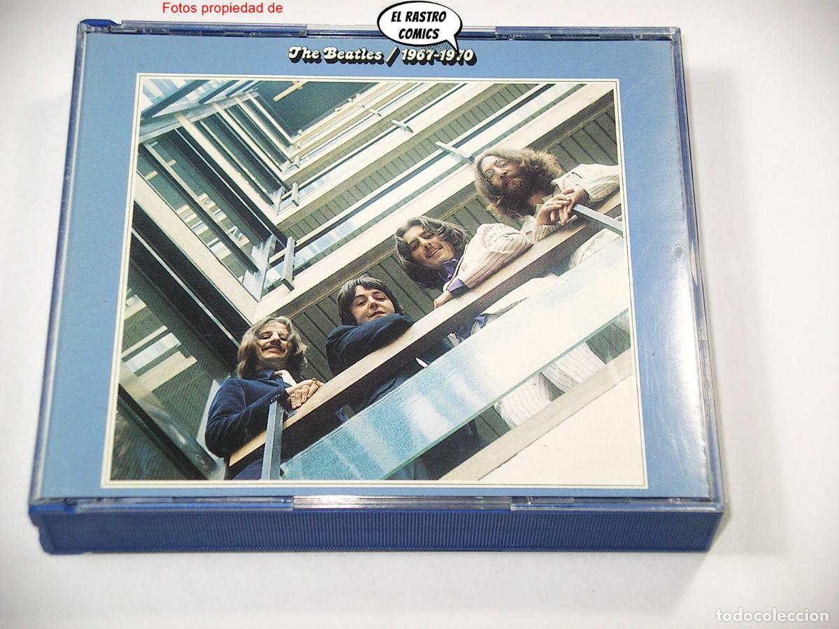 CDs de M&uacute;sica: The Beatles, 1967-1970, doble, 2 CD + libreto, Apple 1993, Album blue, azul, muy buen estado