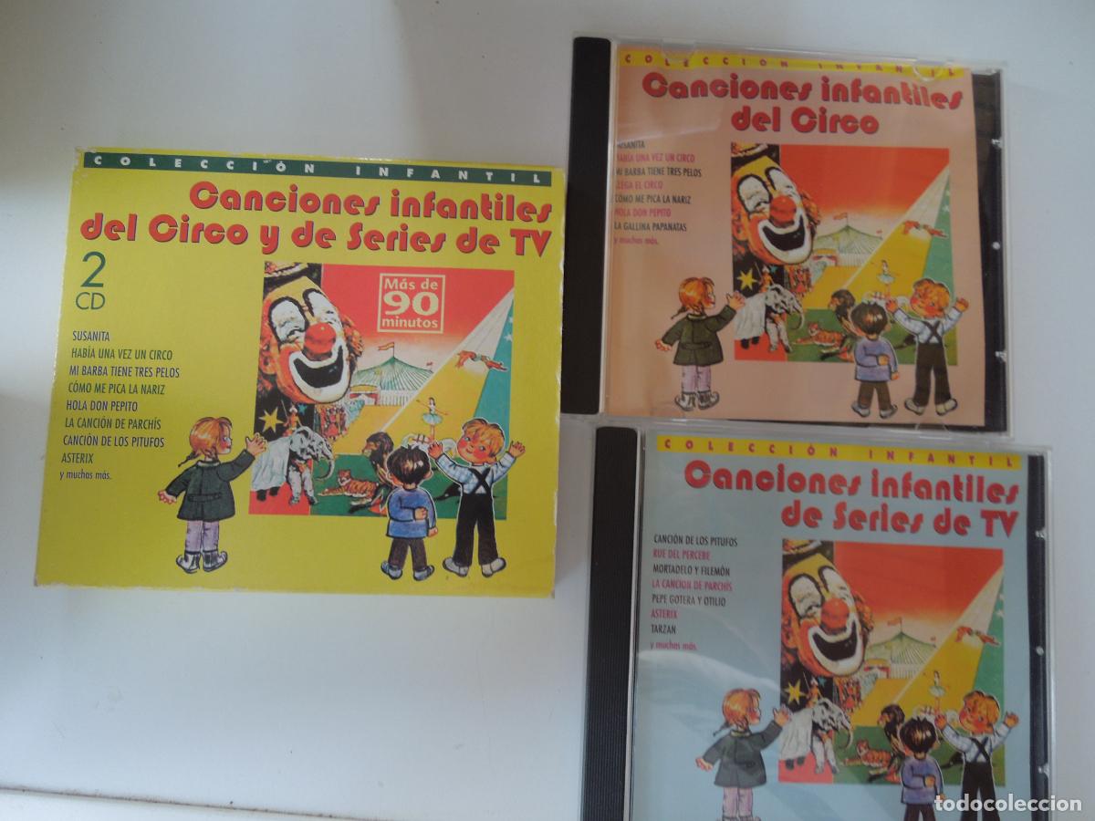 CDs de M&uacute;sica: CANCIONES INFANTILES DEL CIRCO Y DE SERIES DE TV - 2CD,S -2006 - 40 TEMAS