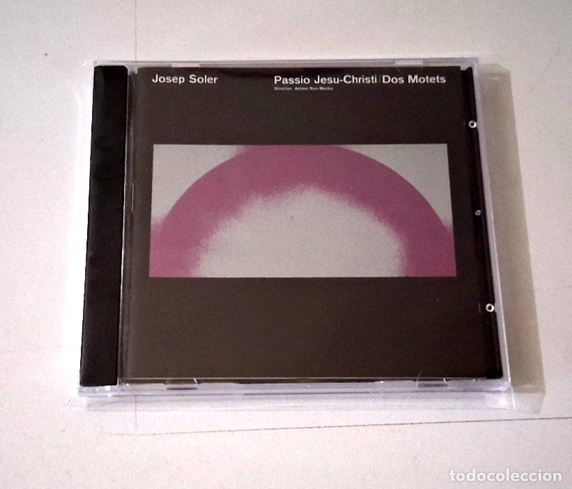 CDs de M&uacute;sica: JOSEP SOLER &rdquo;PASSIO JESU-CHRISTI DOS MOTETS&rdquo; CD 4 TRACKS ANTONI ROS-MARBA