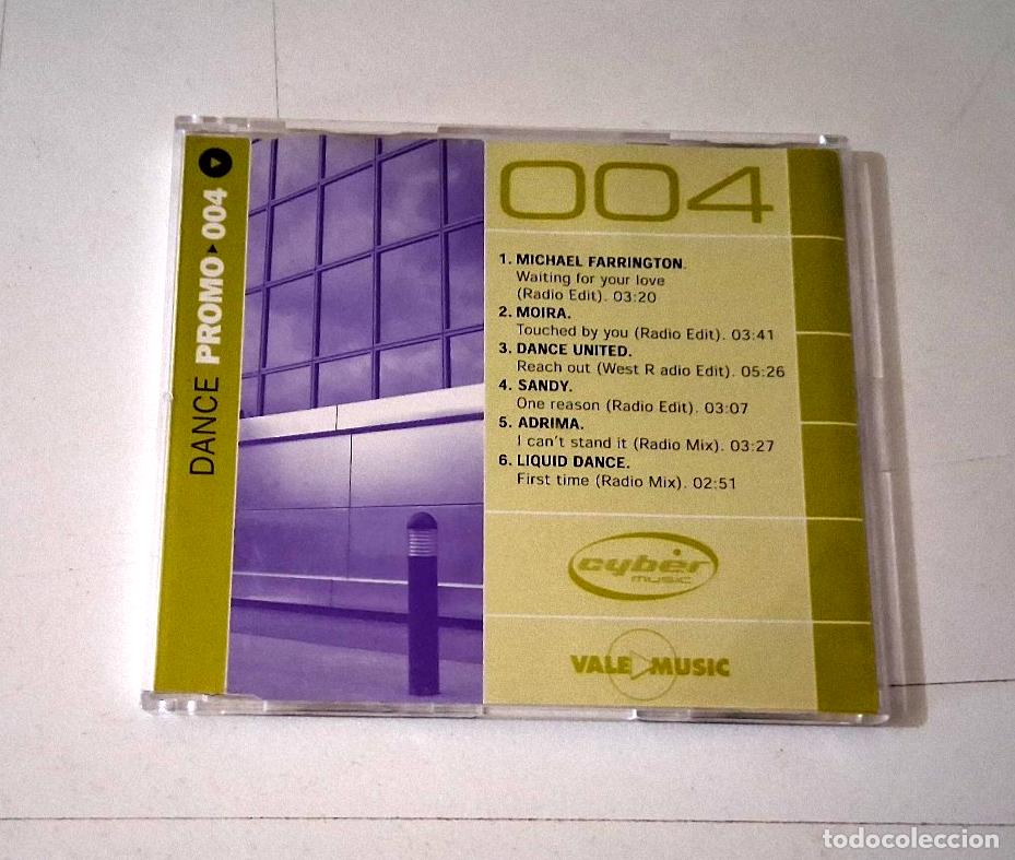 CDs de m&uacute;sica: CD &rdquo;DANCE PROMO 0004&rdquo; CD SINGLE 6 TRACKS - Foto 1