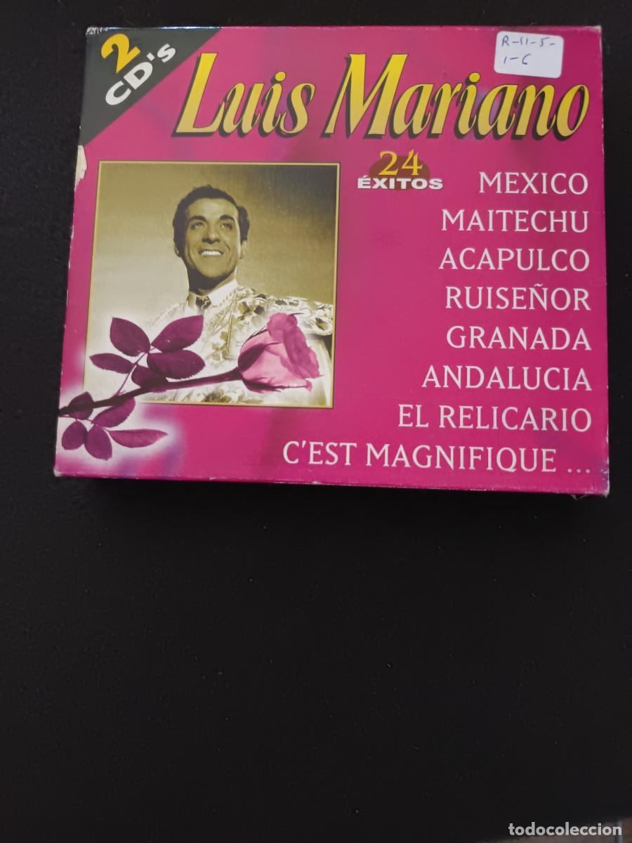 CDs de m&uacute;sica: CAJA 2 CD. LUIS MARIANO. 24 &Eacute;XITOS - Foto 1