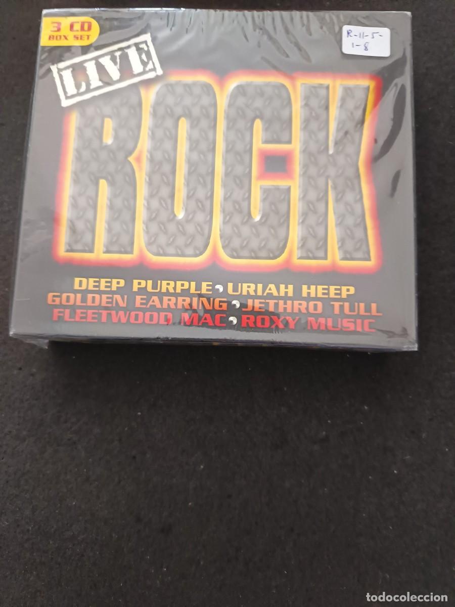 CDs de M&uacute;sica: CAJA 3CD. ROCK LIVE. DEEP PURPLE, URIAH HEEP, GOLDEN EARRING, JETHRO TULL, FLEETWOOD MAC, ROXY MUSIC