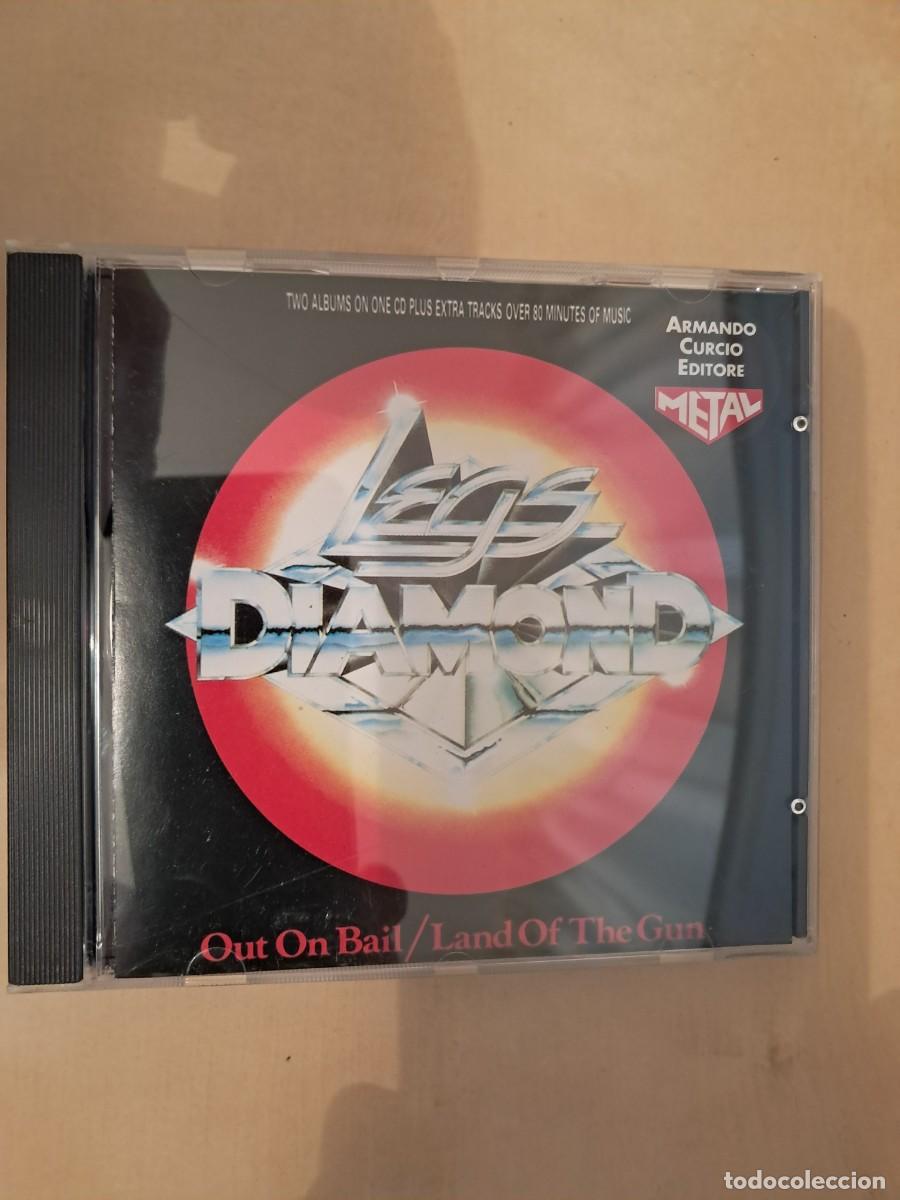 CDs de M&uacute;sica: Legs Diamond , Out On Bail / Land Of the Gun , CD 1992 Italy Impecable. Hard Rock