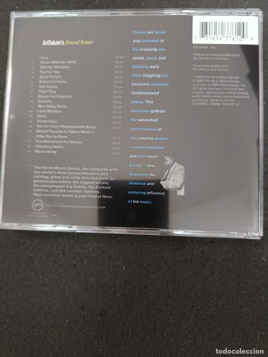 CDs de m&uacute;sica: ART TATUMS FINEST HOUR - Foto 2