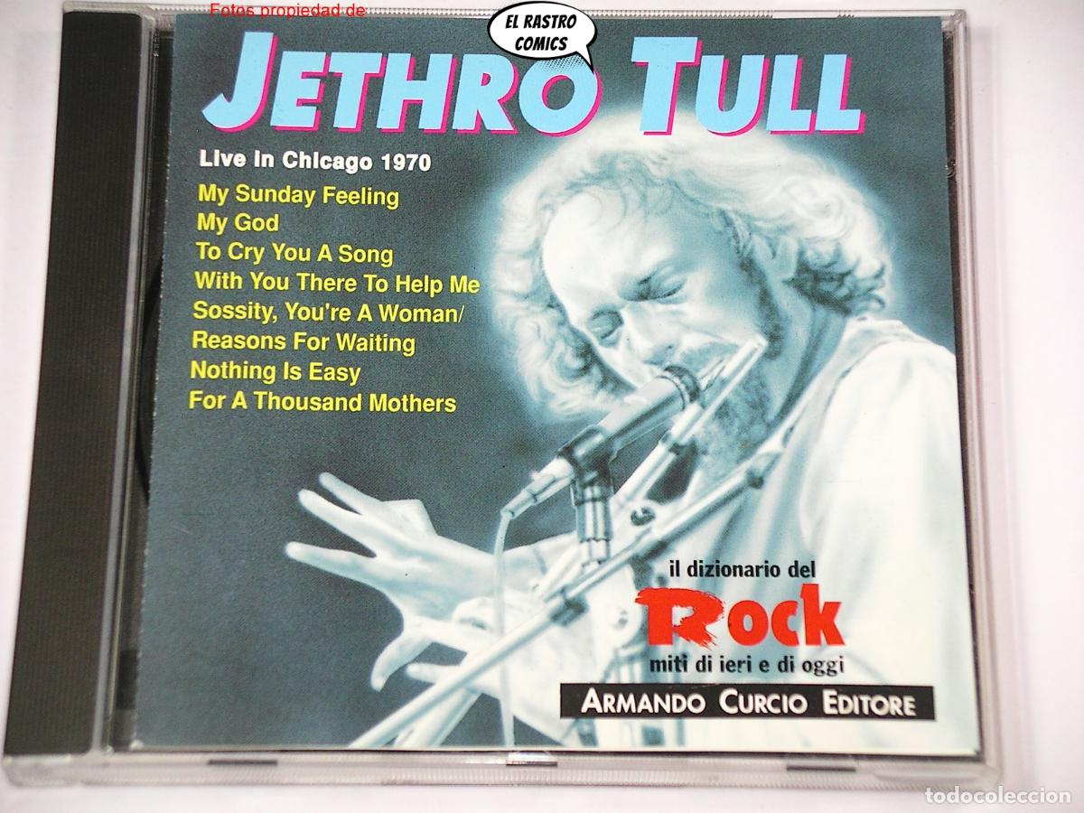CDs de M&uacute;sica: Jethro Tull, Live in Chicago 1970, CD Unofficial, Il dizionario del Rock 1991, excelente estado