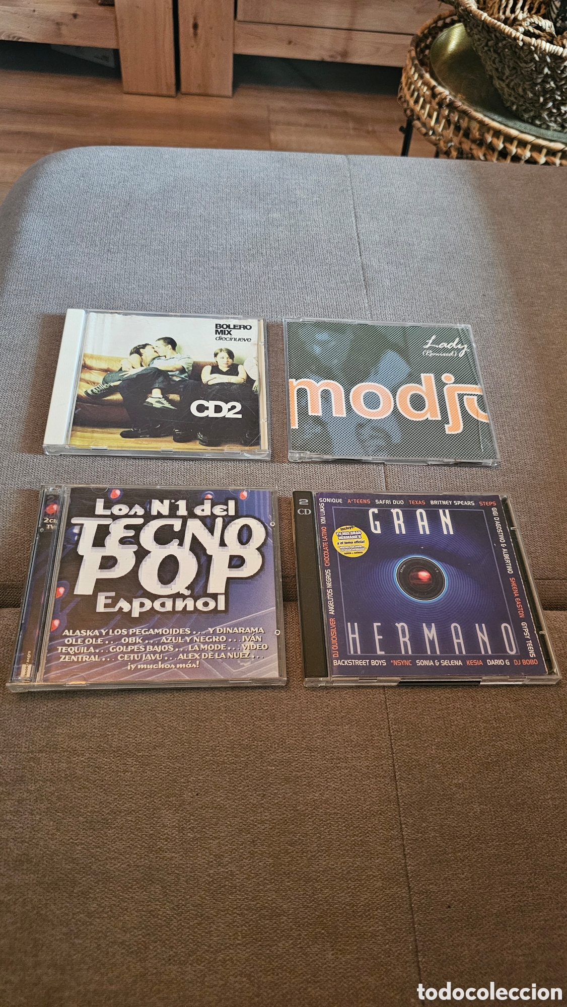 CDs de M&uacute;sica: Lote 4 Cds Tecno-Pop